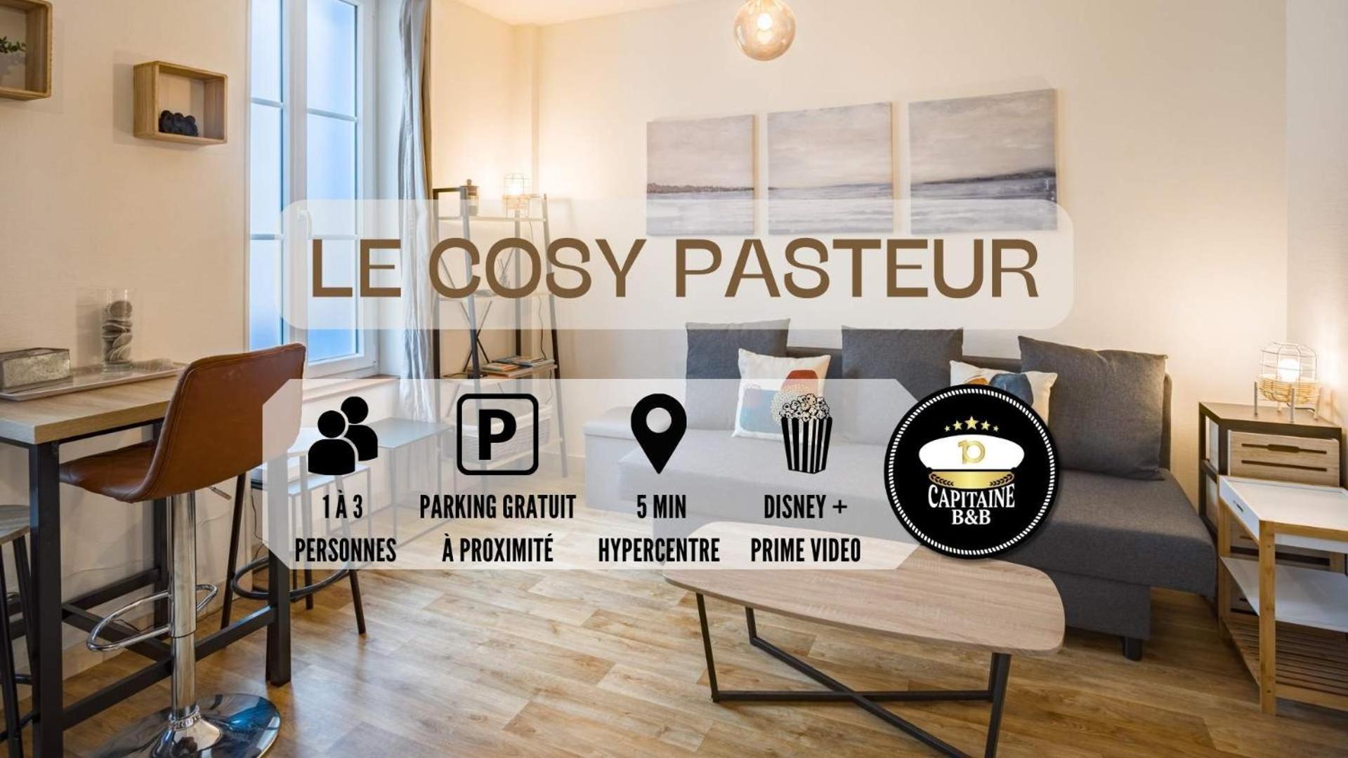 Le Cosy Pasteur 5 Min Hypercentre Parking Public Gratuit A Proximite Apartment ทรัวส์ ภายนอก รูปภาพ